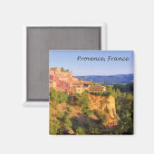 Provence, France Village Magnet (Voorkant / Achterkant)