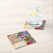 Provence France Vineyeard-reisposter Kartonnen Onderzetters (Insitu)