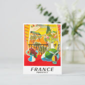 Provence France vintage Briefkaart (Staand voorkant)
