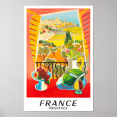 Provence France vintage Poster (Voorkant)
