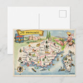 Provence Frankrijk Ansichtkaart Briefkaart (Voorkant / Achterkant)
