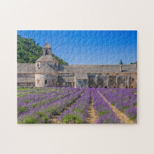 Provence, Frankrijk.Klooster Senanque. Legpuzzel (Horizontaal)