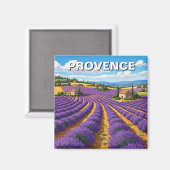 Provence Frankrijk Lavender Fields Travel Magneet (Voorkant / Achterkant)