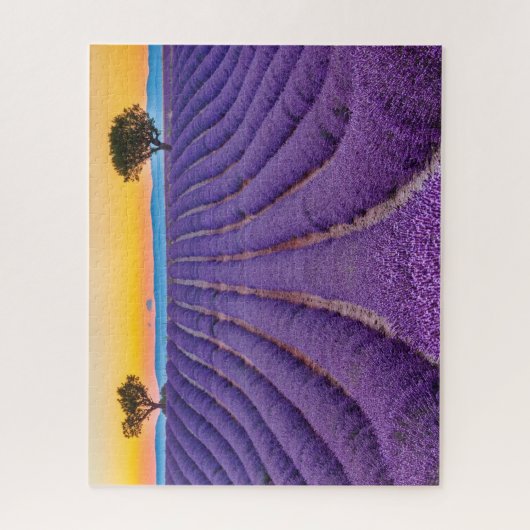 Provence, Frankrijk. Plateau of Valensole. Legpuzzel (Verticaal)