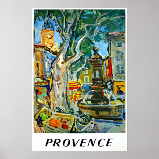 Provence, Frankrijk poster (Voorkant)