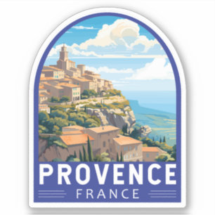 Provence Frankrijk Reizen Kunst Vintage Sticker