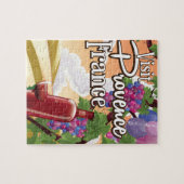 Provence Frankrijk Wijngaard reisposter Legpuzzel (Horizontaal)