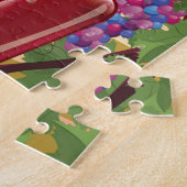 Provence Frankrijk Wijngaard reisposter Legpuzzel (Zijkant)