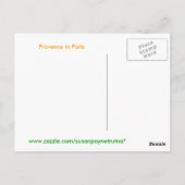 Provence in Parijs Briefkaart (Achterkant)