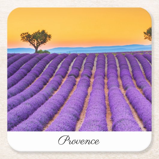 Provence Kartonnen Onderzetters (Voorkant)