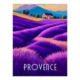 Provence Lavendelvelden Reisposter Perfect Poster