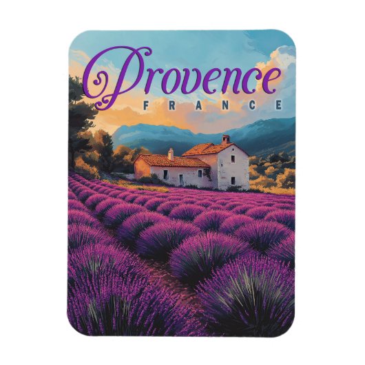 Provence lavendelvelden reizen Magneet (Verticaal)