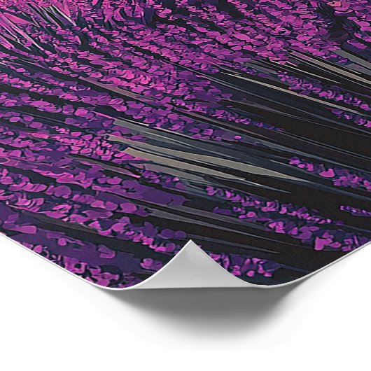  Provence lavendelvelden reizen Poster (Hoek)