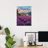  Provence lavendelvelden reizen Poster (Thuiskantoor)