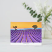 Provence lavender briefkaart (Staand voorkant)