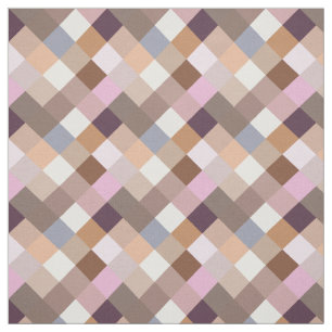 Provence Lavender Colors Mosaic Pattern Stof