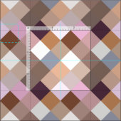 Provence Lavender Colors Mosaic Pattern Stof (Delen)