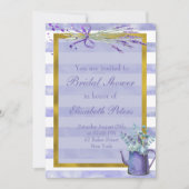 Provence Lavender Paars Flower Vrijgezellenfeest Kaart (Voorkant)