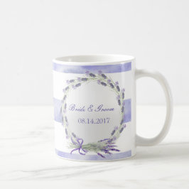 Provence Lavender Paarse Flower Floral Wedding Koffiemok