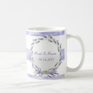 Provence Lavender Paarse Flower Floral Wedding Koffiemok