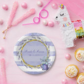 Provence Lavender Paarse Flower Floral Wedding Papieren Bordje (Feest)