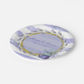 Provence Lavender Paarse Flower Floral Wedding Papieren Bordje (Gekanteld)