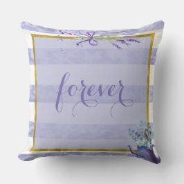 Provence Lavender Paarse Flower Weddenschap Foreve Kussen