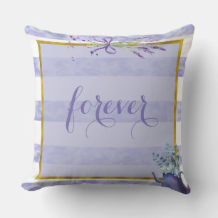 Provence Lavender Paarse Flower Weddenschap Foreve Kussen