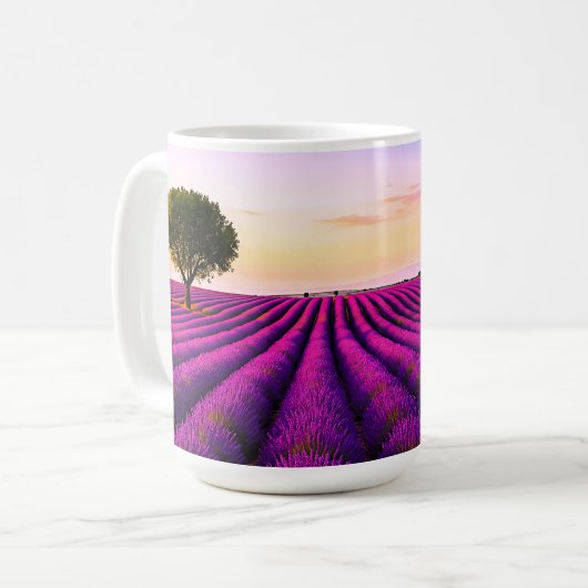 Provence Lavender Serenity Koffiemok (Voorkant links)