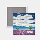 Provence magnet, Valensole lavender Magneet (Voorkant / Achterkant)