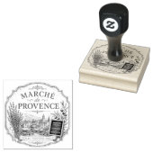 Provence markt rubber stempel (Gestempeld)