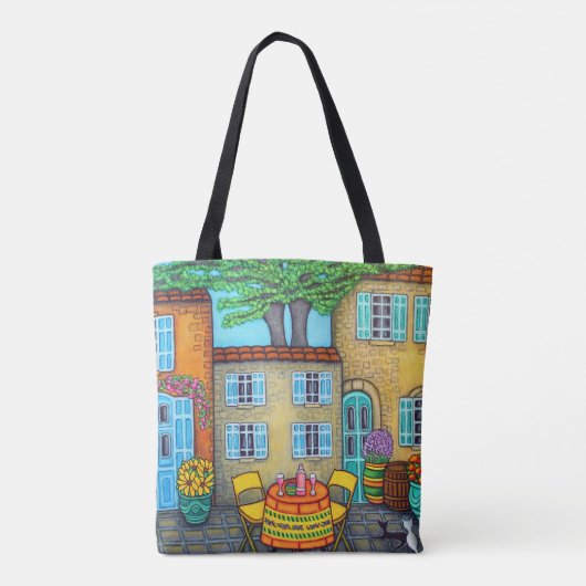 Provence Memories Canvas tas (Achterkant)