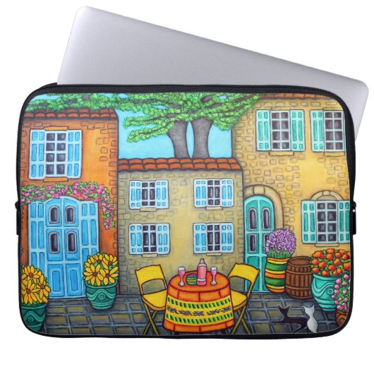 Provence Memories Laptop Hoesje Laptop Sleeve (Voorkant)