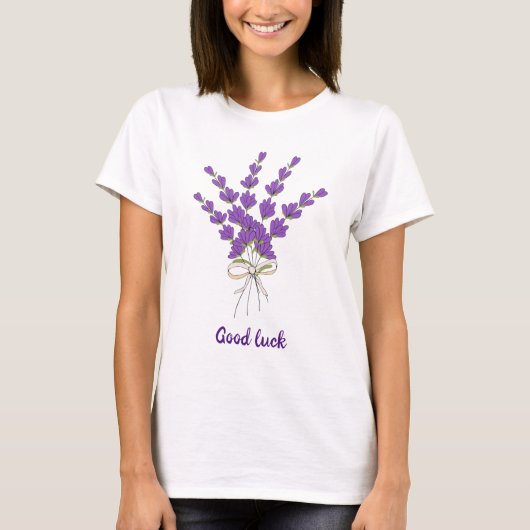 Provence Mood lavender bloemen T-shirt (Voorkant)