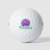 Provence Retro Lavender French Riviera Frankrijk Golfballen (Voorkant)