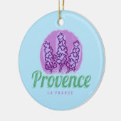 Provence Retro Lavender French Riviera Frankrijk Keramisch Ornament (Links)
