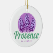 Provence Retro Lavender French Riviera Frankrijk Keramisch Ornament (Rechts)