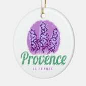 Provence Retro Lavender French Riviera Frankrijk Keramisch Ornament (Links)