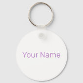 Provence Retro Lavender French Riviera Frankrijk Sleutelhanger (Achterkant)