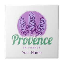 Provence Retro Lavender French Riviera Frankrijk Tegeltje