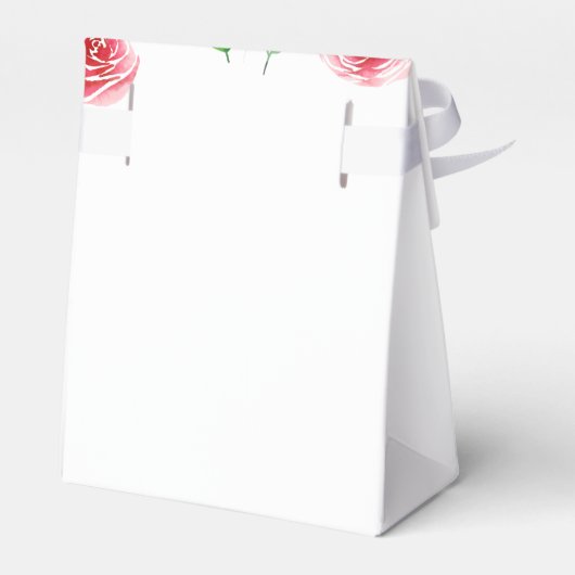 Provence Roos | Gepersonaliseerde bloemen Bedankdoosjes (Achterkant)