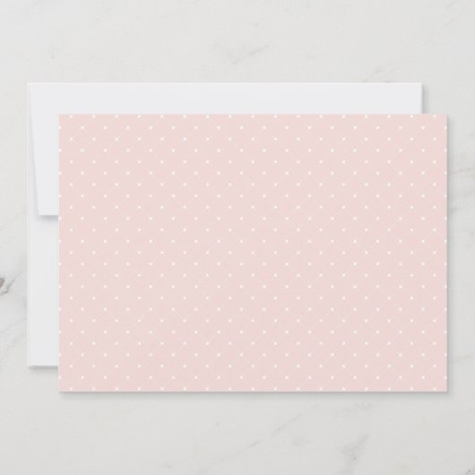 Provence Roos gepersonaliseerde briefpapier platte Notitiekaartje (Achterkant)