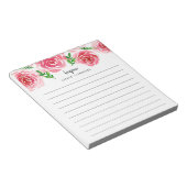 Provence Roos | Gepersonaliseerde leningen Notitieblok (Schuin)