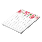 Provence Roos | Gepersonaliseerde leningen Notitieblok (Linkerzijde)