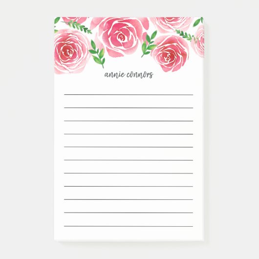 Provence Roos | Gepersonaliseerde leningen Post-it® Notes (Voorkant)