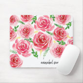 Provence Roos gepersonaliseerde mousepad Muismat (Met muis)
