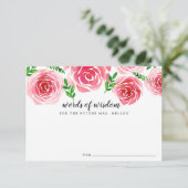 Provence Roos | Kaart advies Vrijgezellenfeest (Staand voorkant)