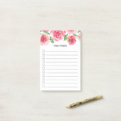 Provence Roos | Lijnbaar om een lijst op te stelle Post-it® Notes (Op bureau)