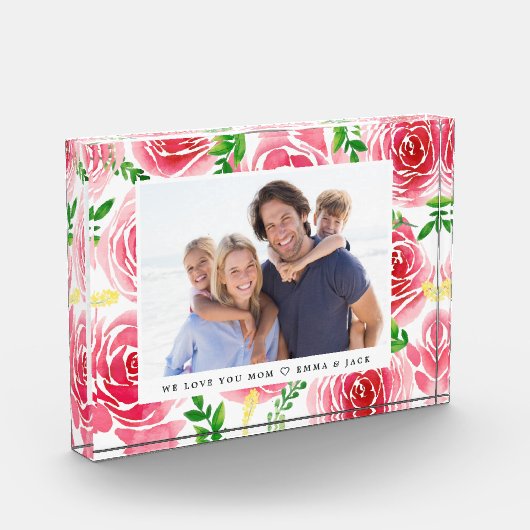Provence Roos Moederdag Photo Block Fotoblokken (Links)
