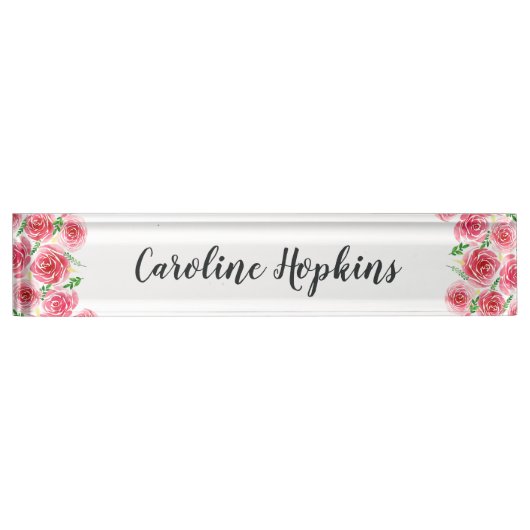 Provence Roos Naambordje (Voorkant)